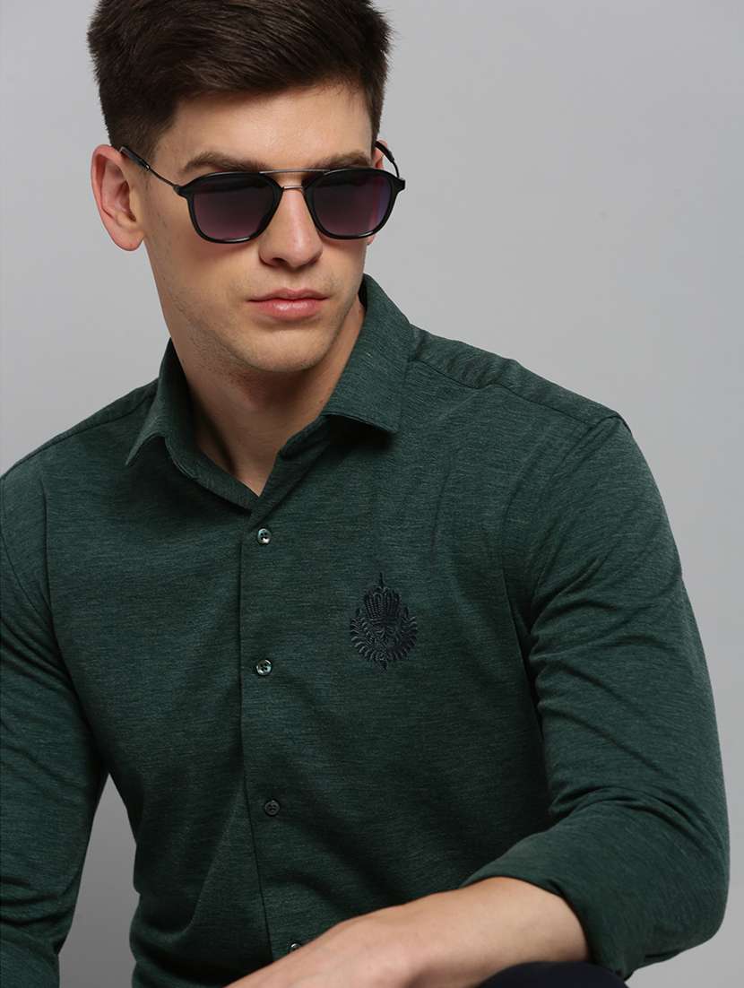 mens self design casual shirt - 19409969 -  Standard Image - 4