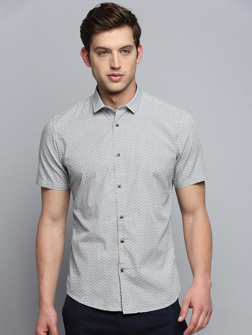 mens printed casual shirt - 19409974 - Standard Image - 0