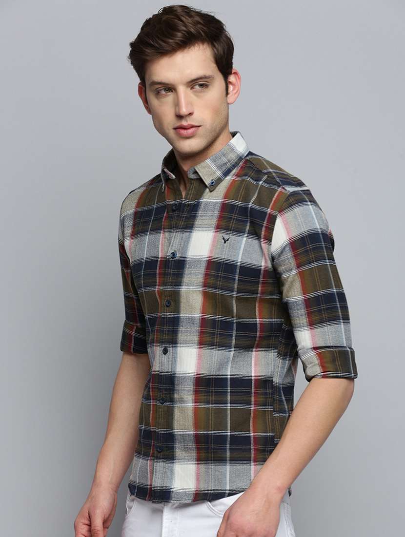 mens checks casual shirt - 19409985 -  Standard Image - 1
