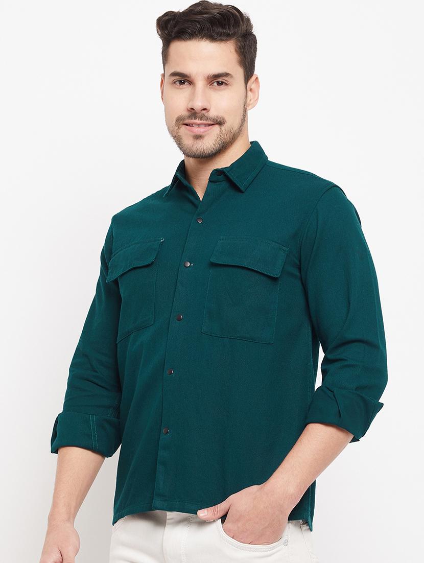 men denim casual shirt - 19410415 -  Standard Image - 1