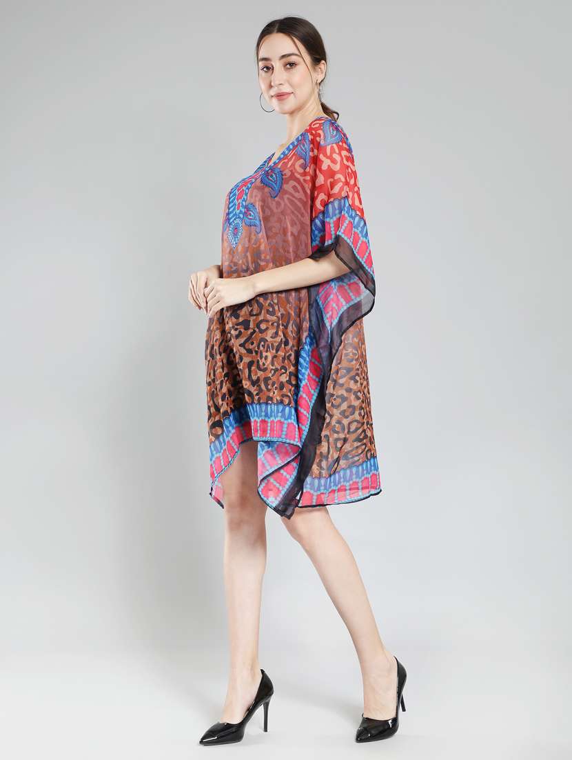 printed polyester kaftan  - 19411664 -  Standard Image - 1