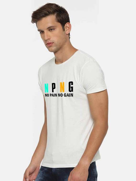printed cotton regular t-shirt - 19412019 -  Standard Image - 1