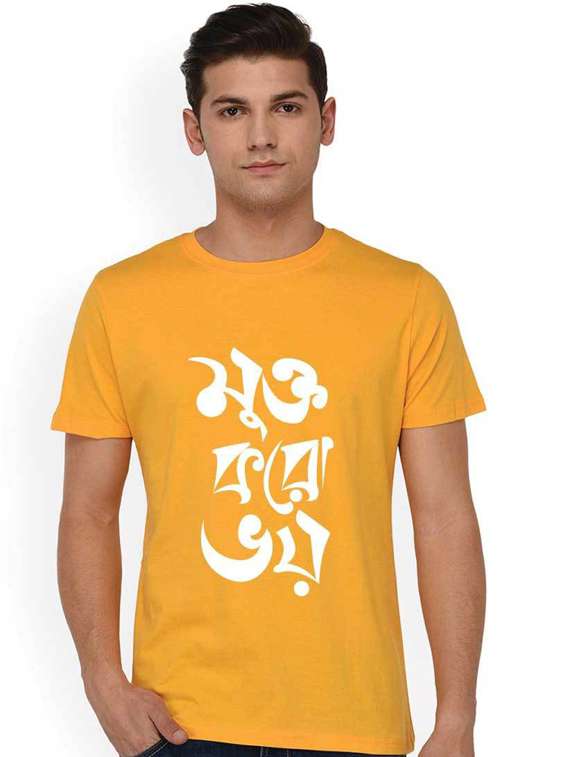 printed cotton regular t-shirt