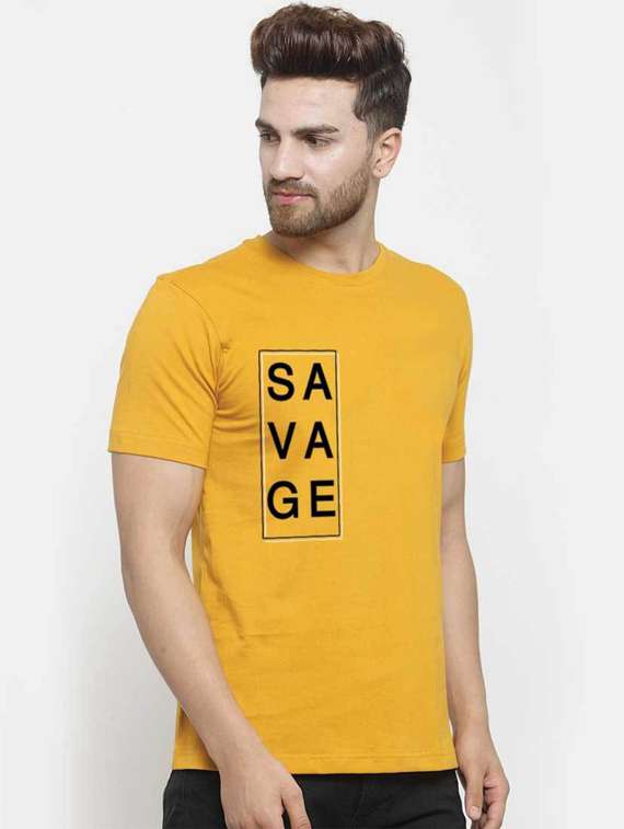 printed cotton regular t-shirt - 19412027 -  Standard Image - 1