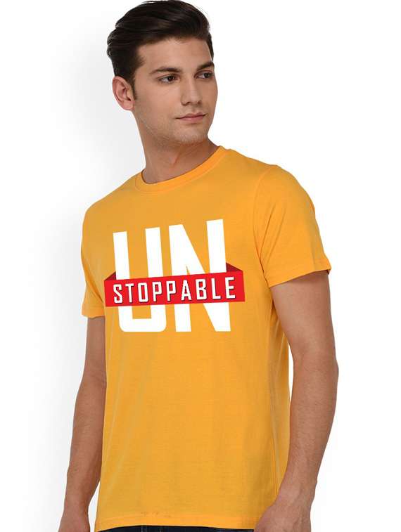 printed cotton regular t-shirt - 19412033 -  Standard Image - 1