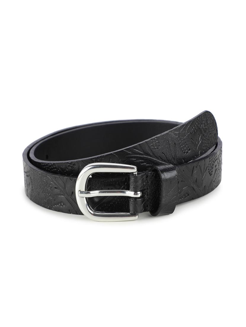 batik pattern embossed belt - 19412051 - Zoom Image - 0