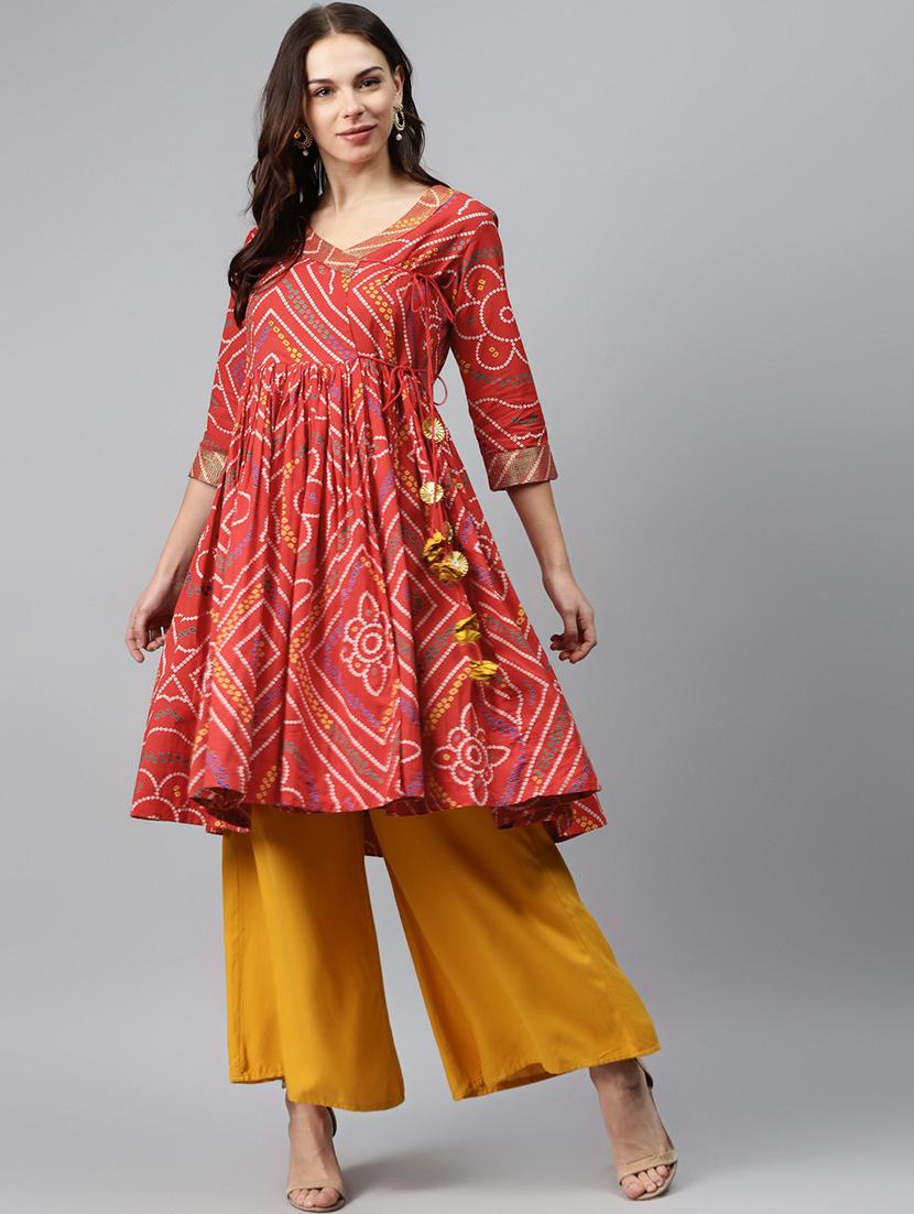 women's angrakha kurta