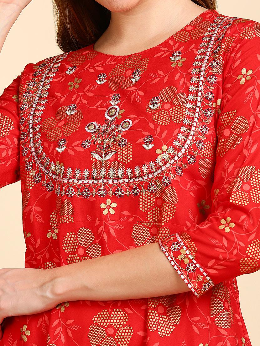 women's a-line kurta - 19412242 - Standard Image - 4