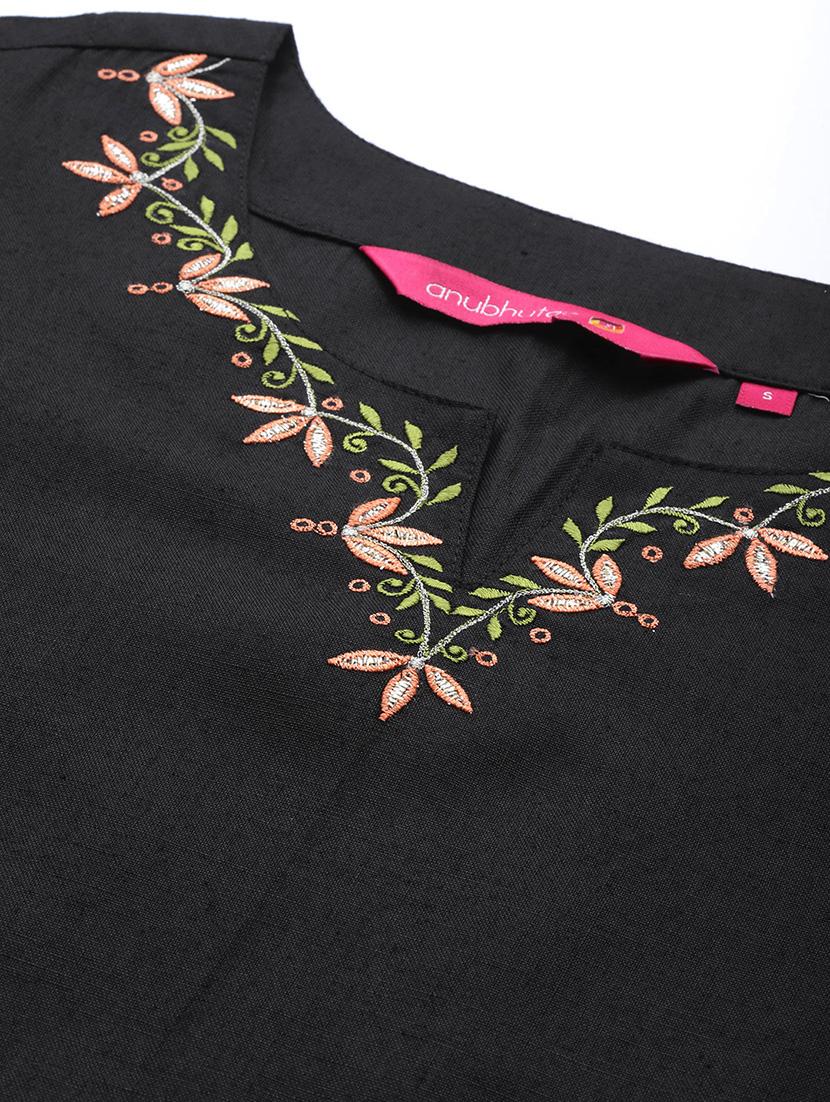women black kurta pant set with dupatta - 19412579 - Standard Image - 4