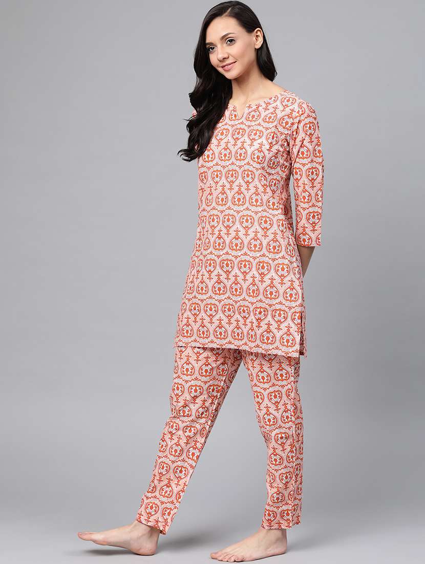 printed nightwear set - 19412768 -  Standard Image - 1