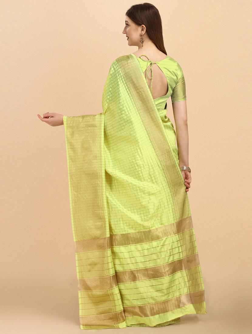 self design banarasi saree with blouse - 19413169 - Standard Image - 1
