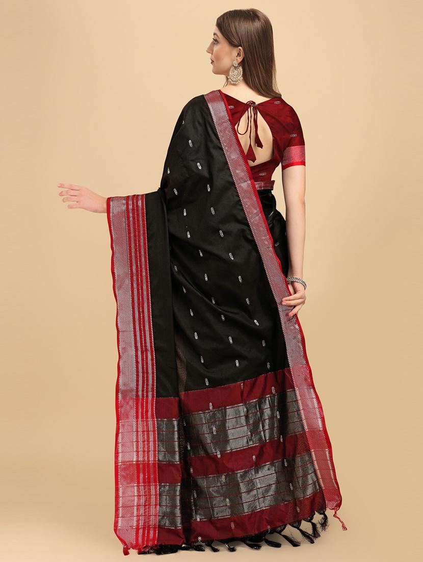 self design banarasi saree - 19413209 - Standard Image - 1