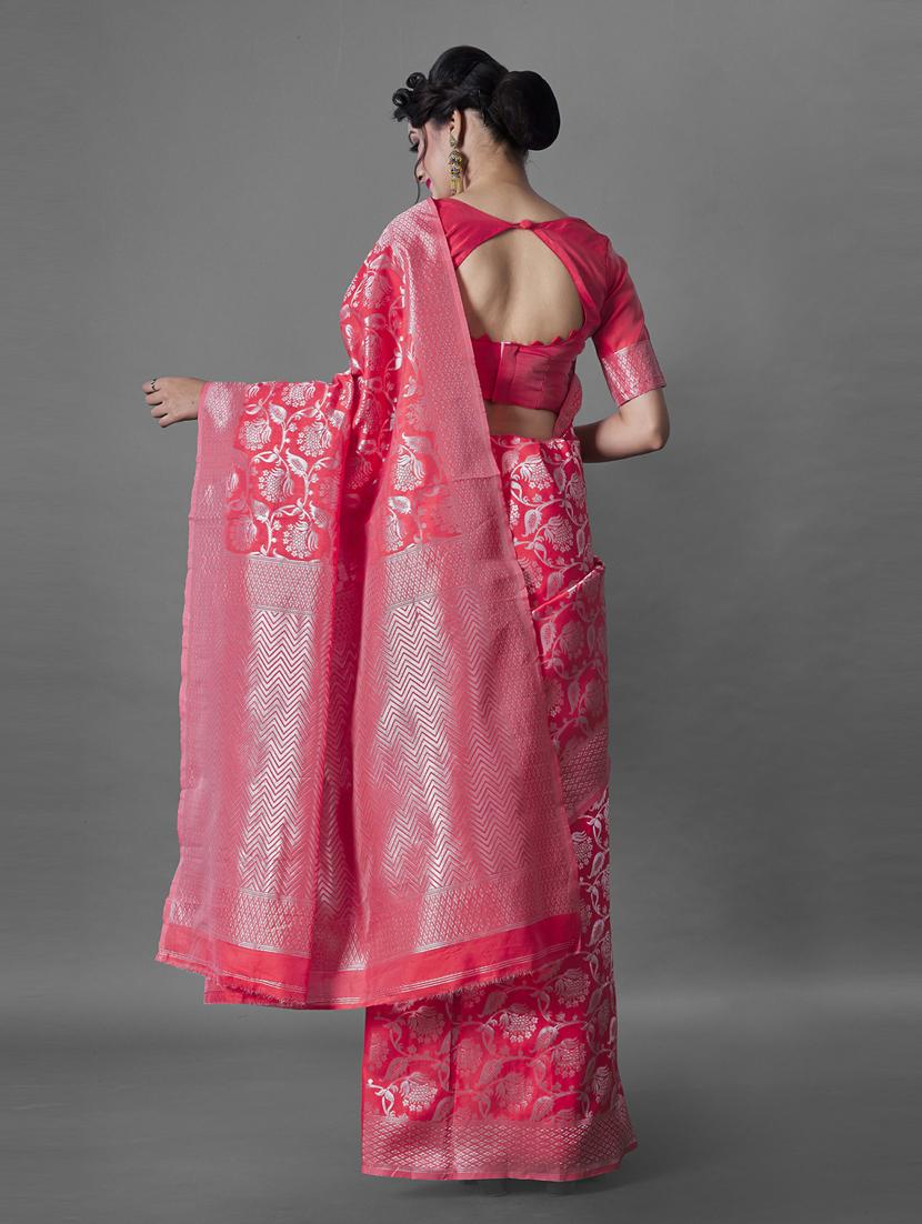 self design banarasi saree - 19413310 - Standard Image - 1