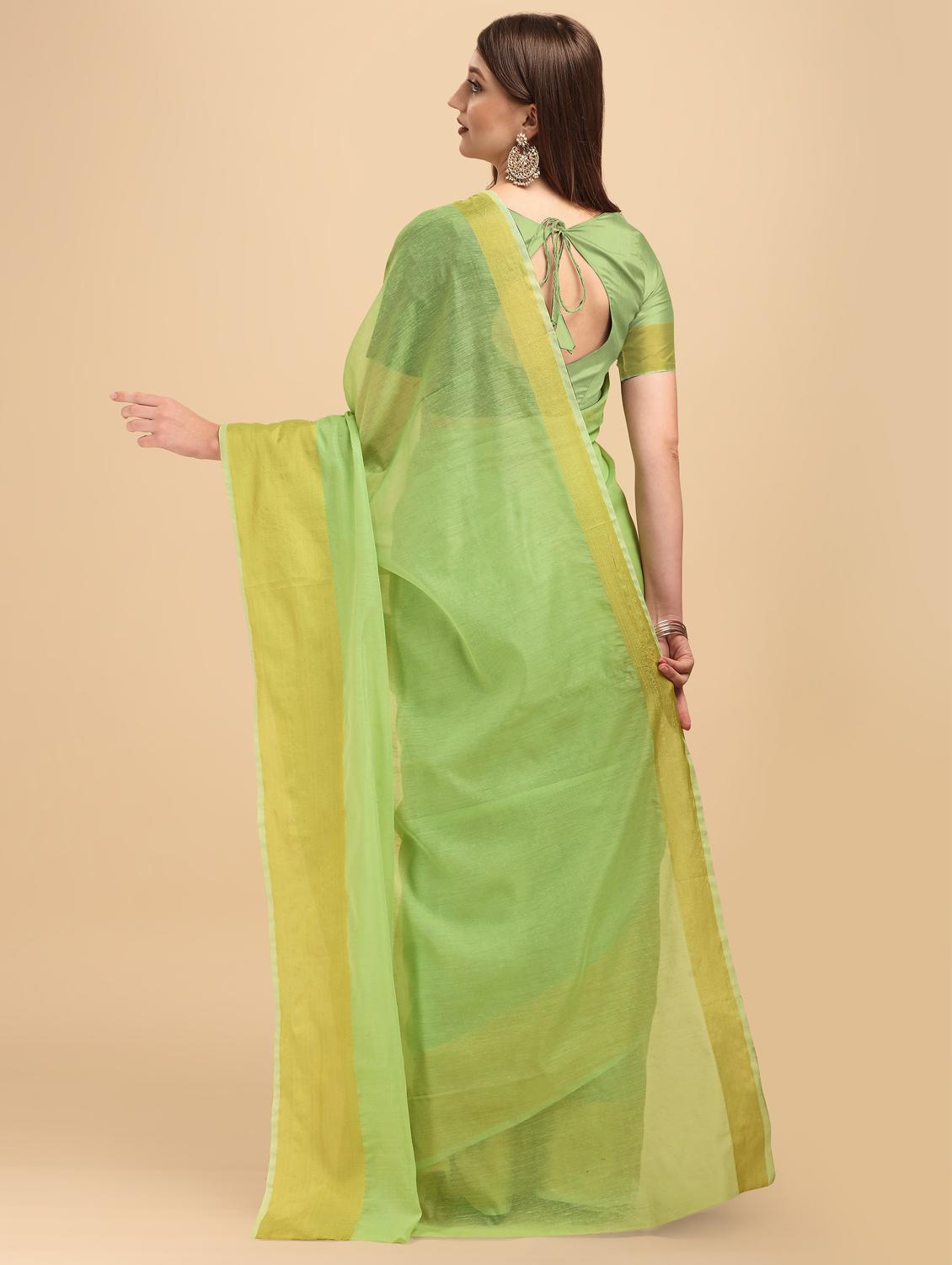 solids banarasi saree with blouse - 19413324 - Standard Image - 1