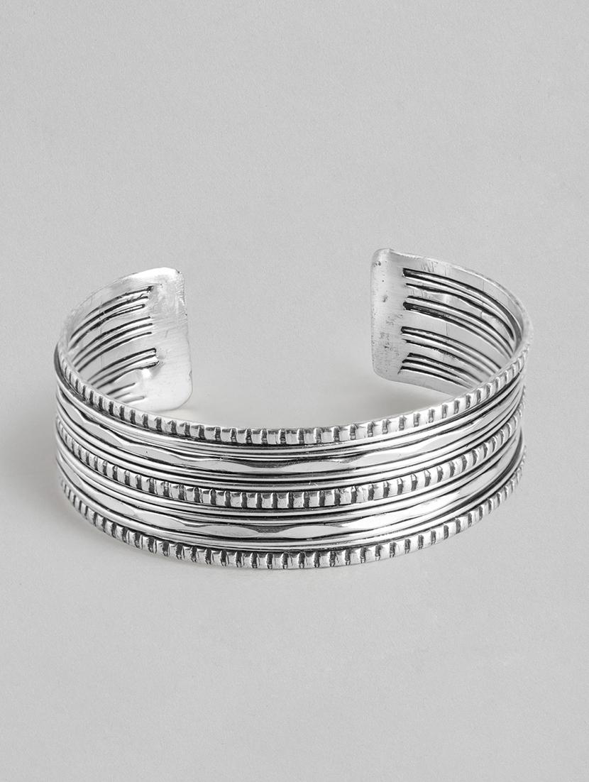 women silver-plated cuff bracelet - 19413424 - Zoom Image - 0