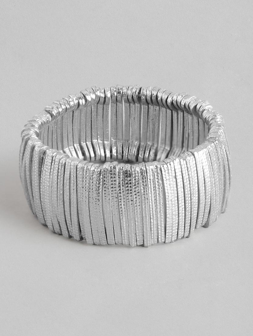 women silver-plated bangle-style bracelet - 19413435 - Zoom Image - 0