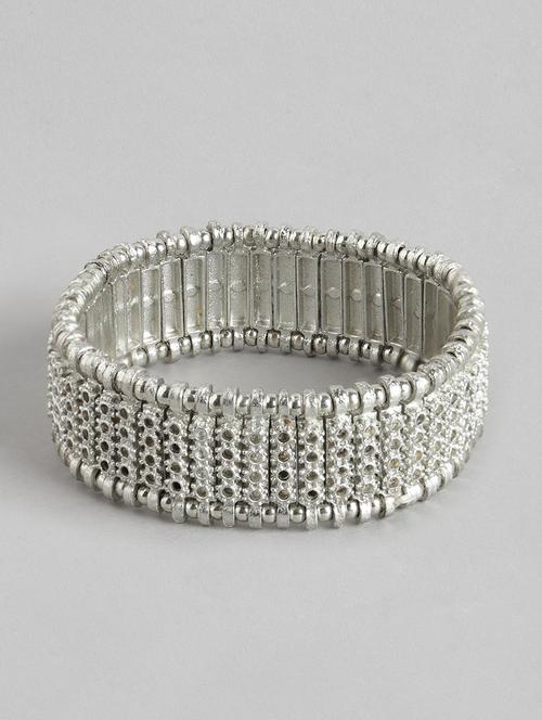 women silver-plated cuff bracelet - 19413453 -  Standard Image - 0