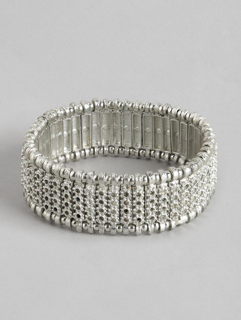 women silver-plated cuff bracelet - 19413453 -  Zoom Image - 0