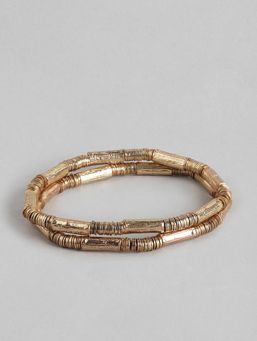 women gold-toned armlet link bracelet - 19413464 - Standard Image - 0
