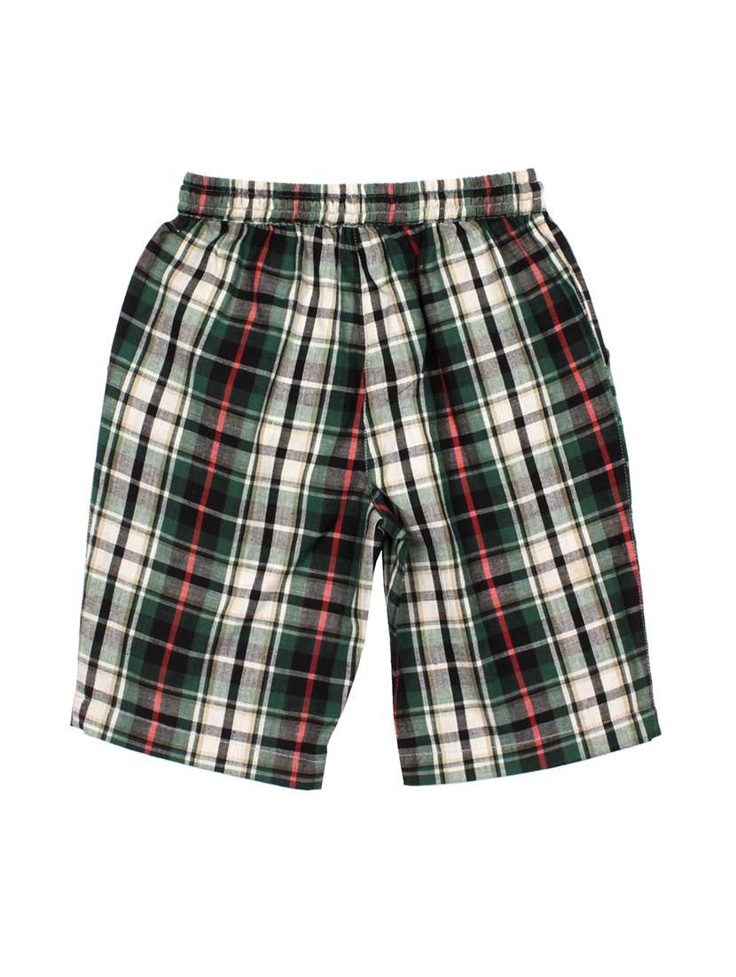boys checked three fourth - 19414456 - Standard Image - 1