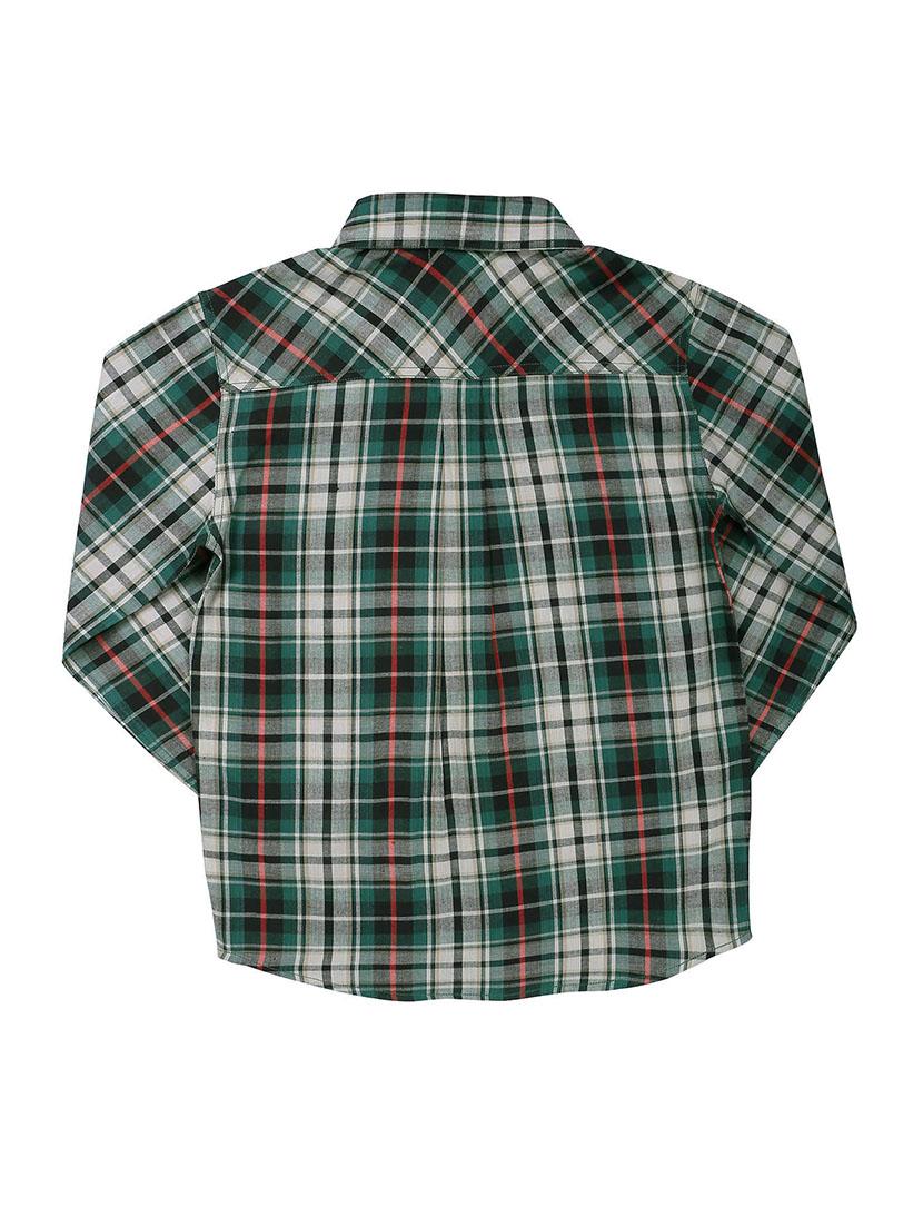 boys checked printed shirt - 19414474 - Standard Image - 1