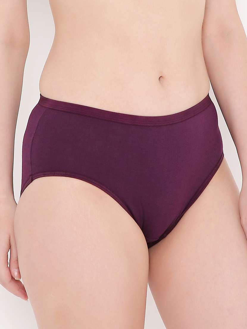 purple cotton hipster panty - 19414942 - Standard Image - 1