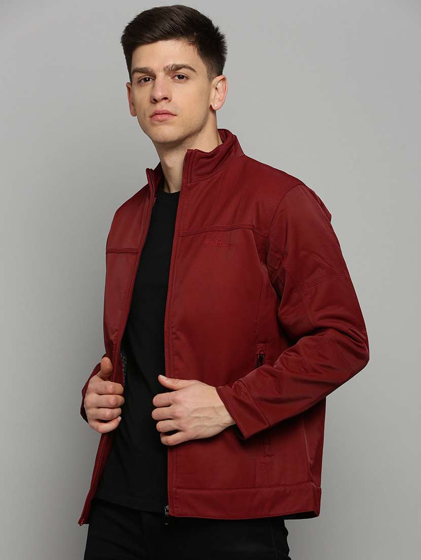 solids polyester casual jacket - 19415048 -  Standard Image - 1