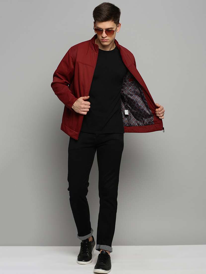 solids polyester casual jacket - 19415048 -  Standard Image - 4