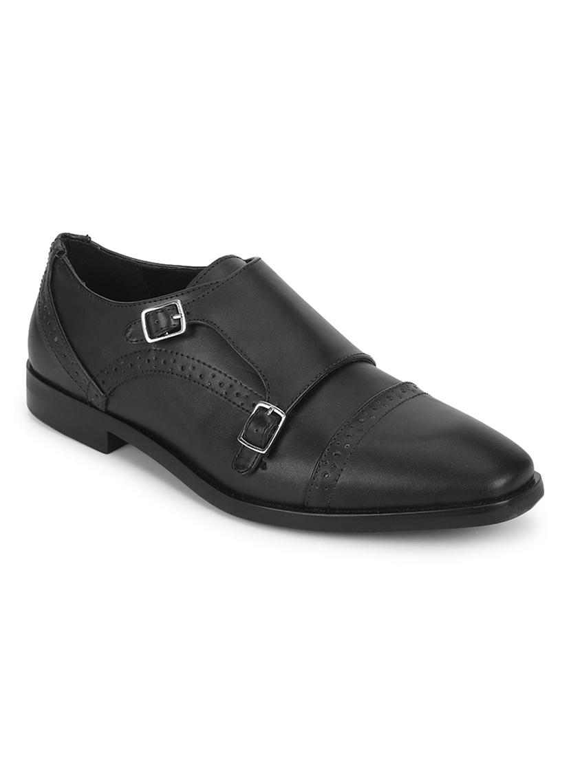 black slip on formal shoes - 19415207 -  Standard Image - 1