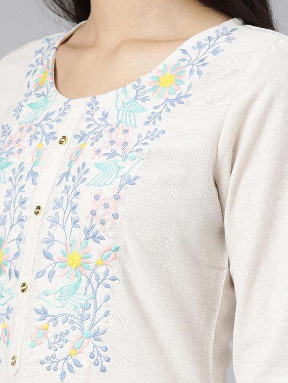 women's straight kurta - 19415287 -  Standard Image - 1