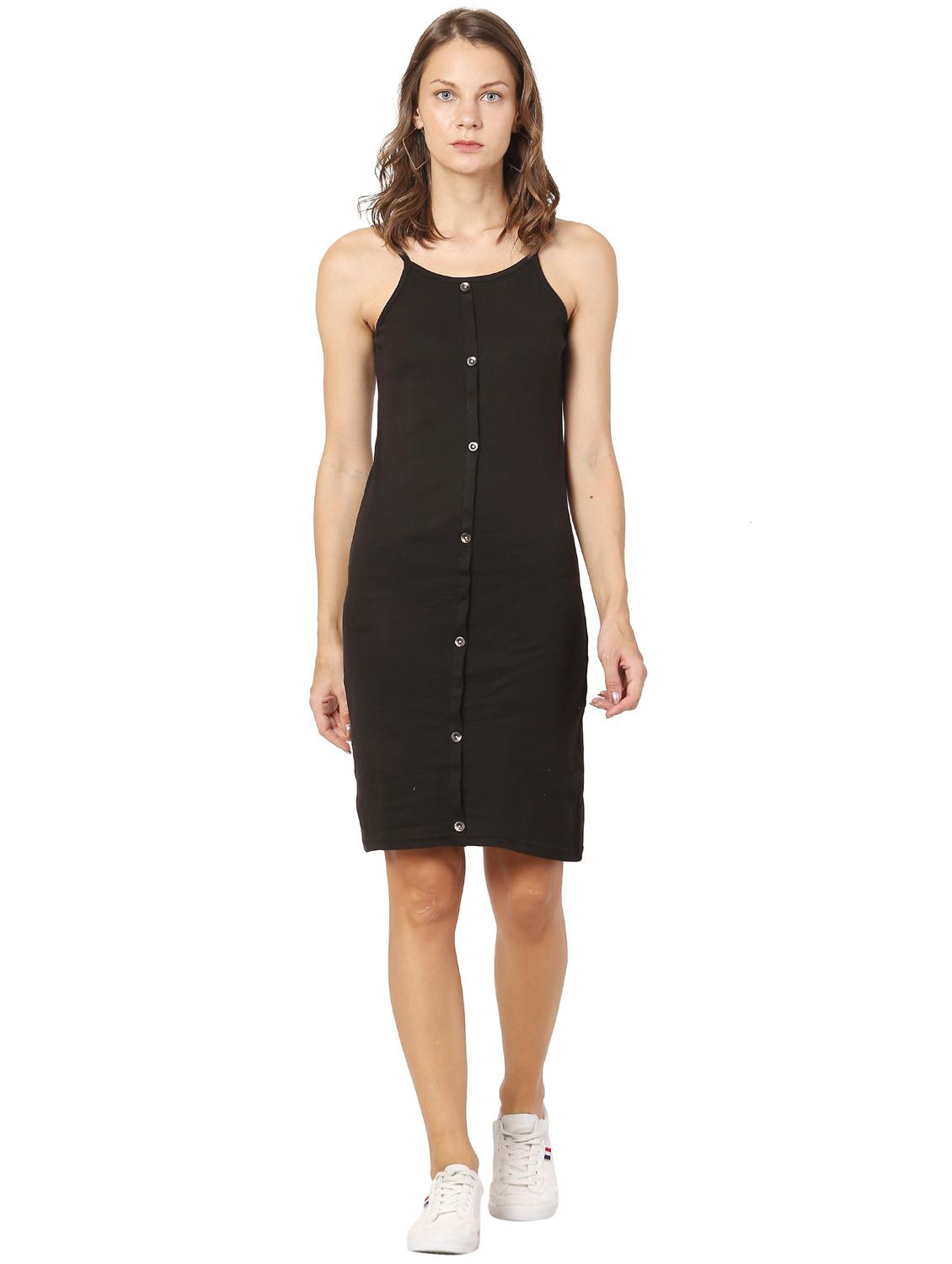 women's bodycon solid dress - 19417222 - Zoom Image - 0