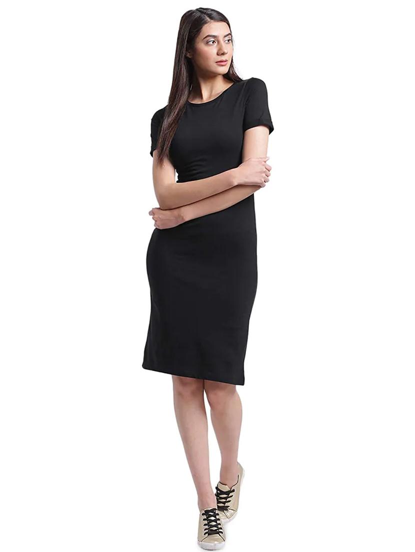 women's bodycon solid dress - 19417248 -  Zoom Image - 0
