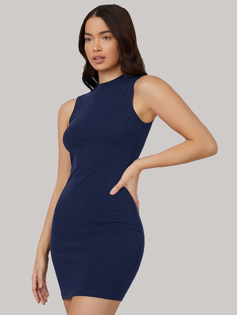 women's bodycon solid dress - 19417256 - Zoom Image - 0