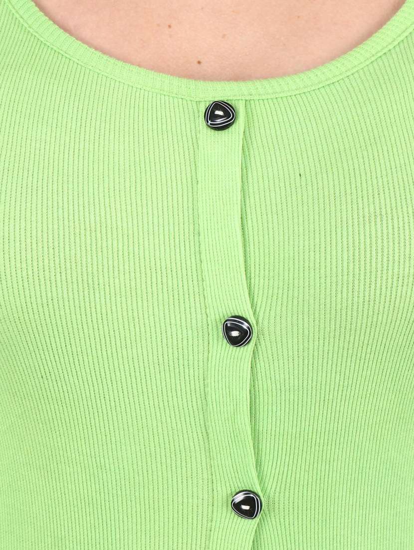 women's straight round neck top - 19417296 - Standard Image - 4