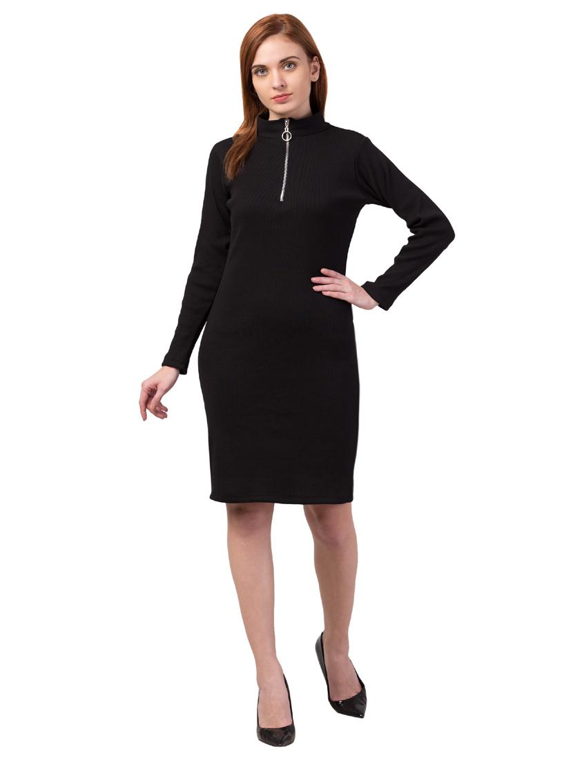 women's bodycon solid dress - 19417361 - Zoom Image - 0