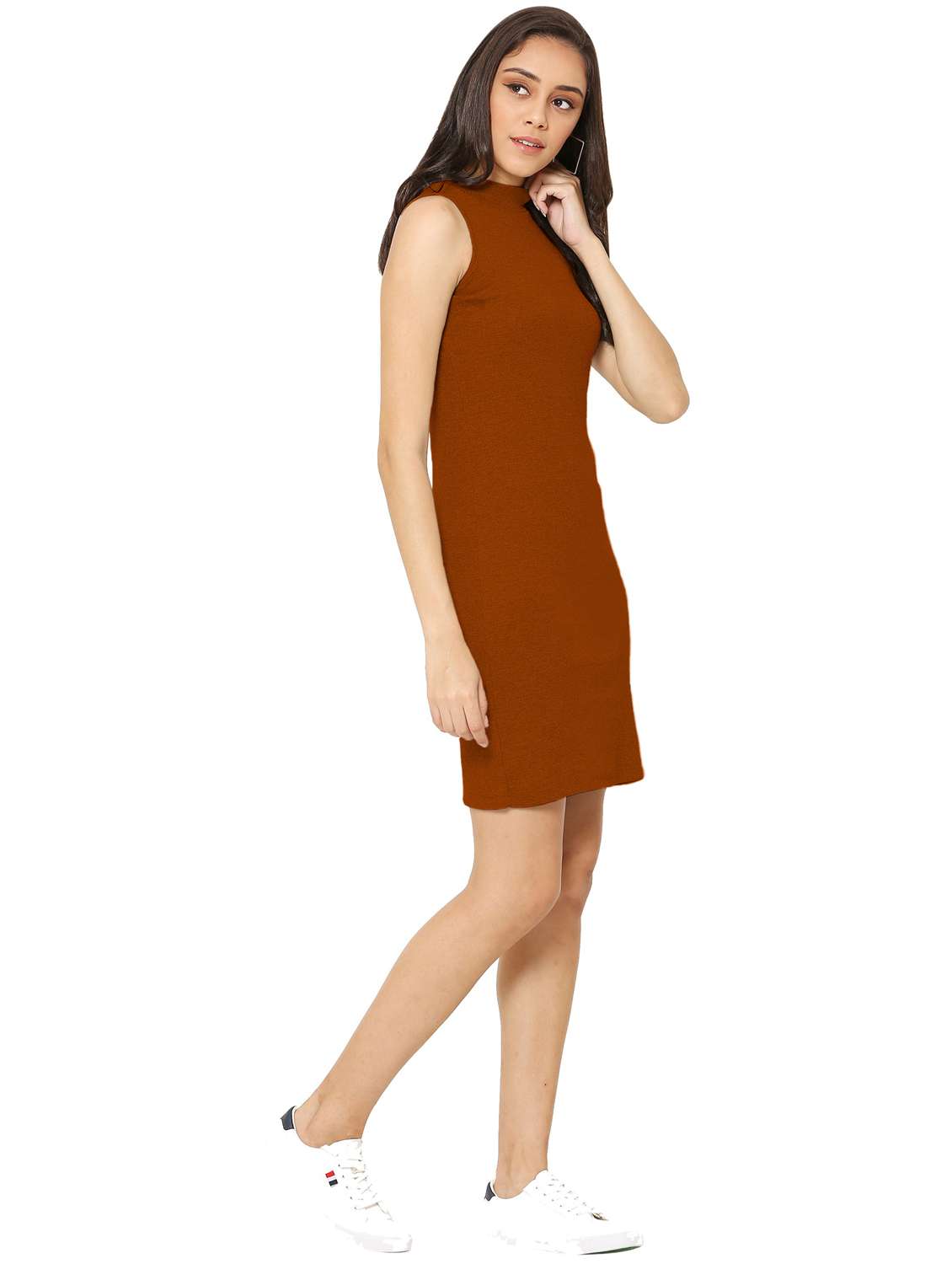 women's bodycon solid dress - 19417365 -  Standard Image - 1