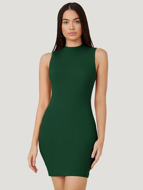 women's bodycon solid dress - 19417409 - Standard Image - 0