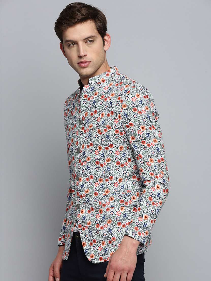 men printed blazer - 19417442 -  Standard Image - 1