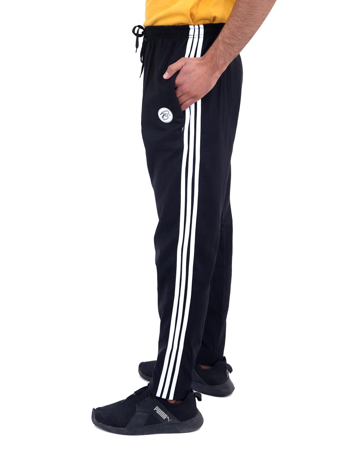 black side striped pyjama - 19421650 -  Standard Image - 1