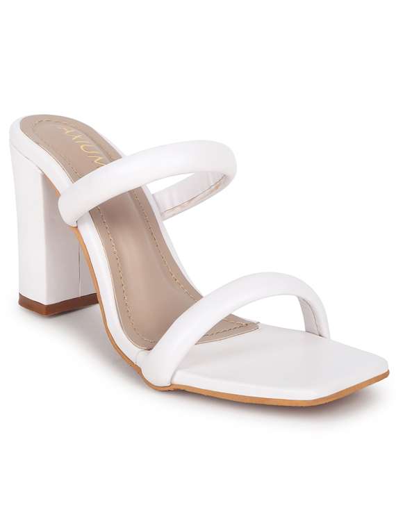 white block sandal