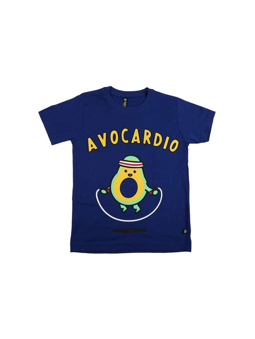 boys round neck printed t-shirt