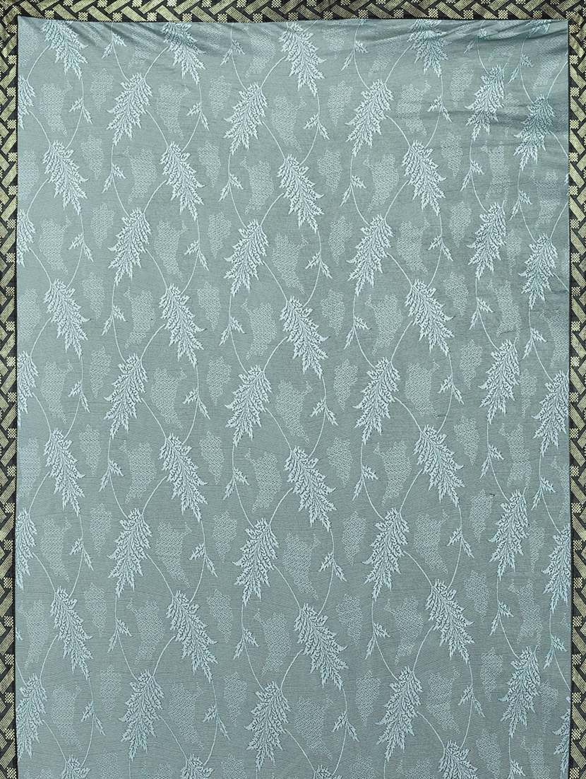 women's bordered royal blue colored saree - 19429933 -  Standard Image - 4