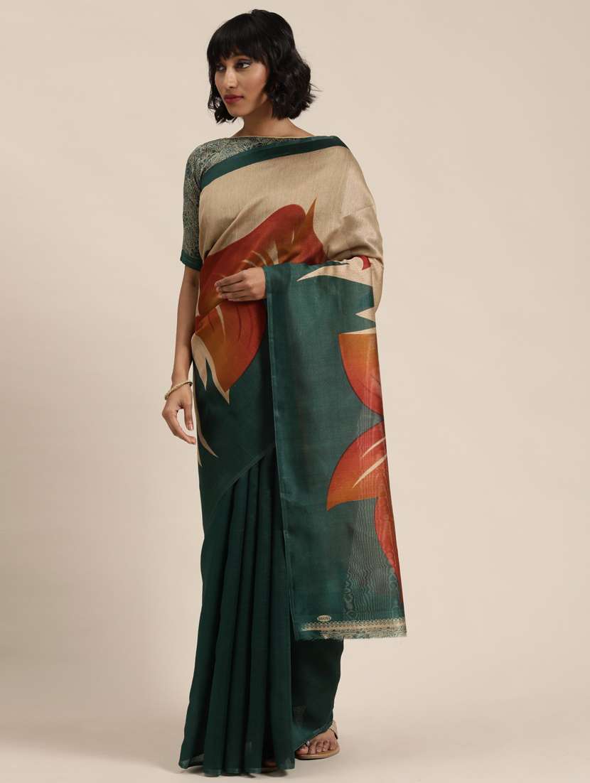 women's self design multi colored saree with blouse - 19430095 -  Standard Image - 1