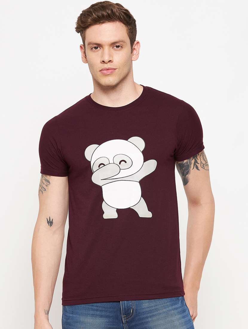 round neck printed regular t-shirt