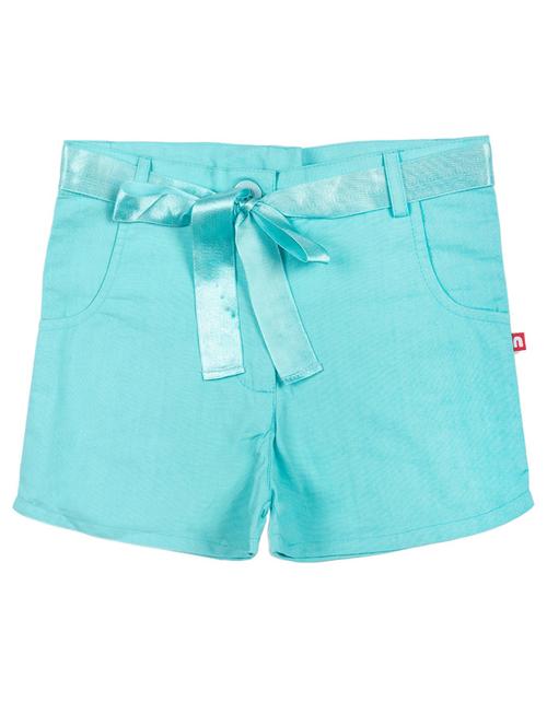blue cotton shorts - 19430364 - Standard Image - 0