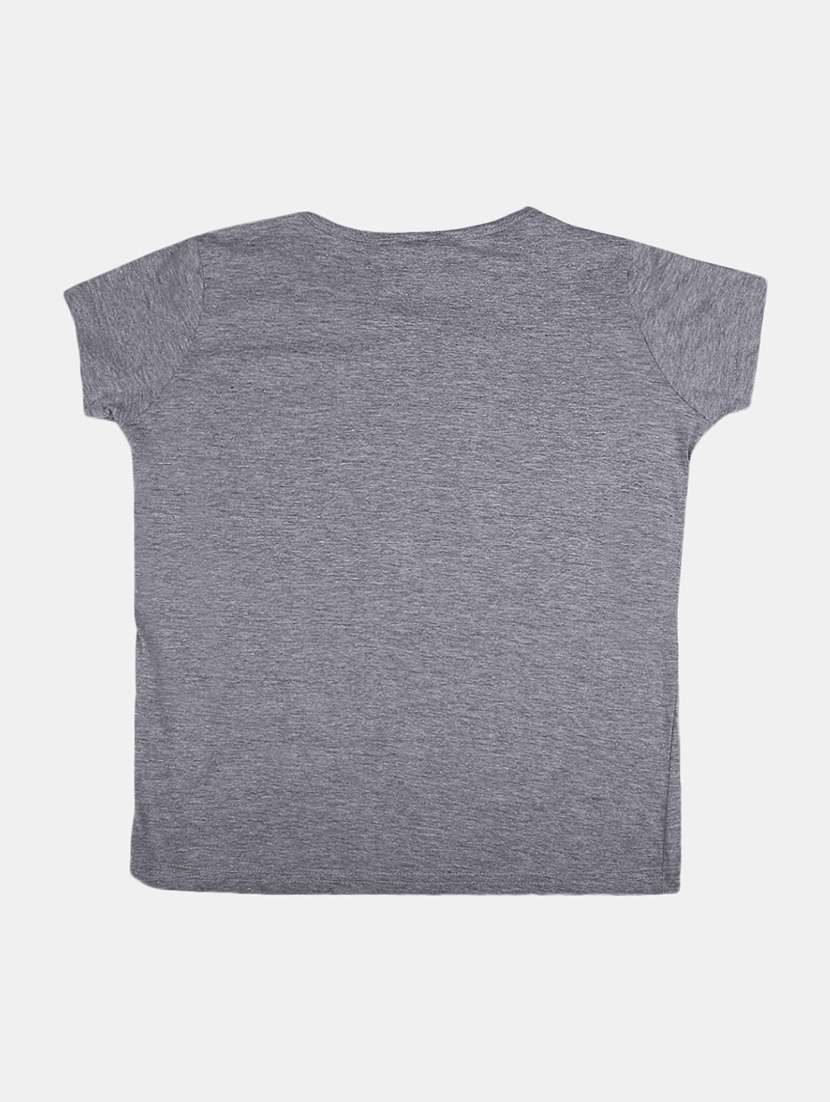 girls round neck printed regular tee - 19430868 -  Standard Image - 1