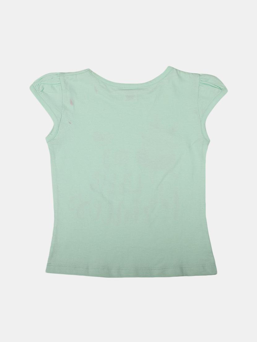 girls round neck printed regular tee - 19430884 - Standard Image - 1