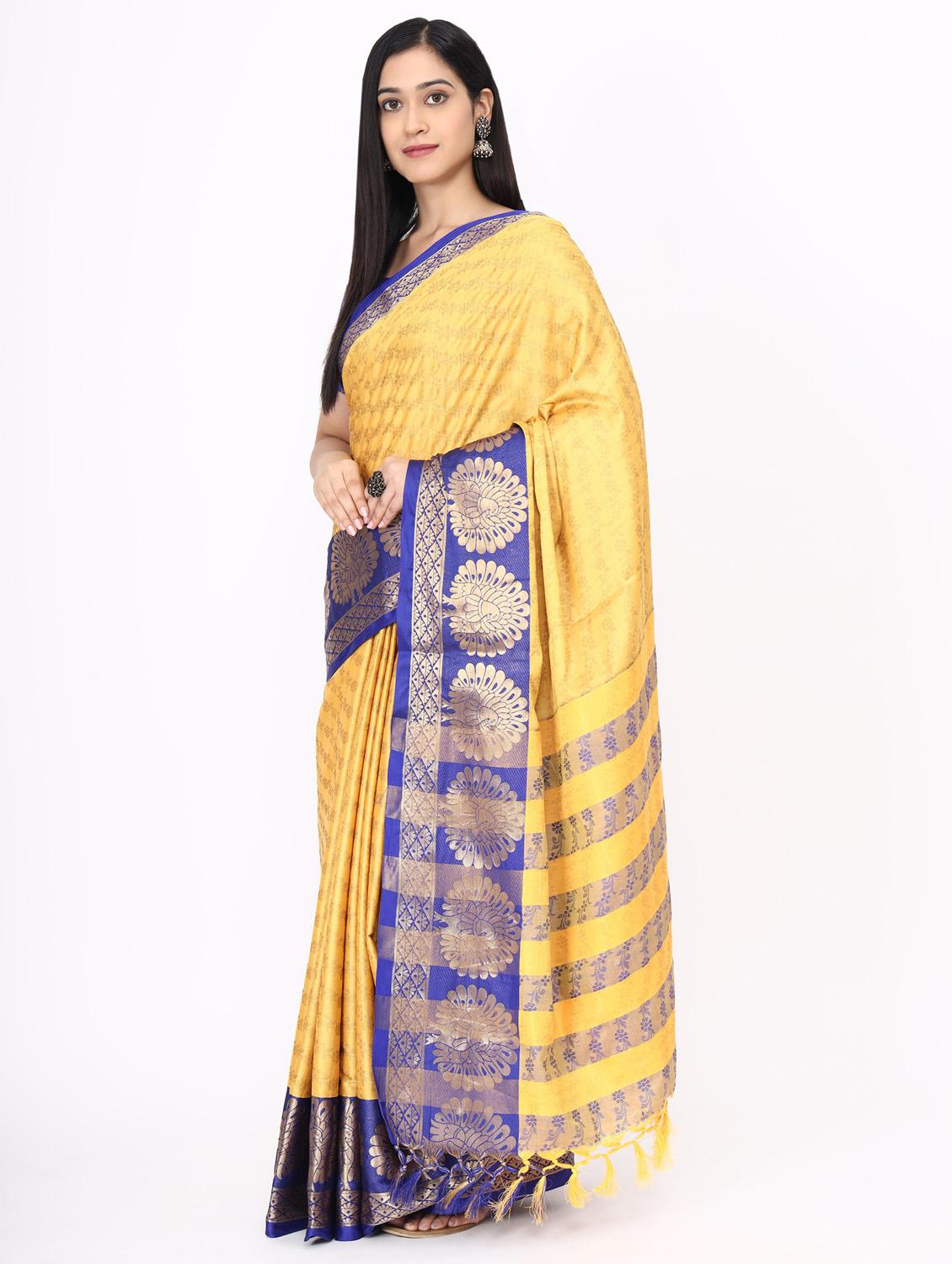multi colored self design saree - 19431600 - Standard Image - 1