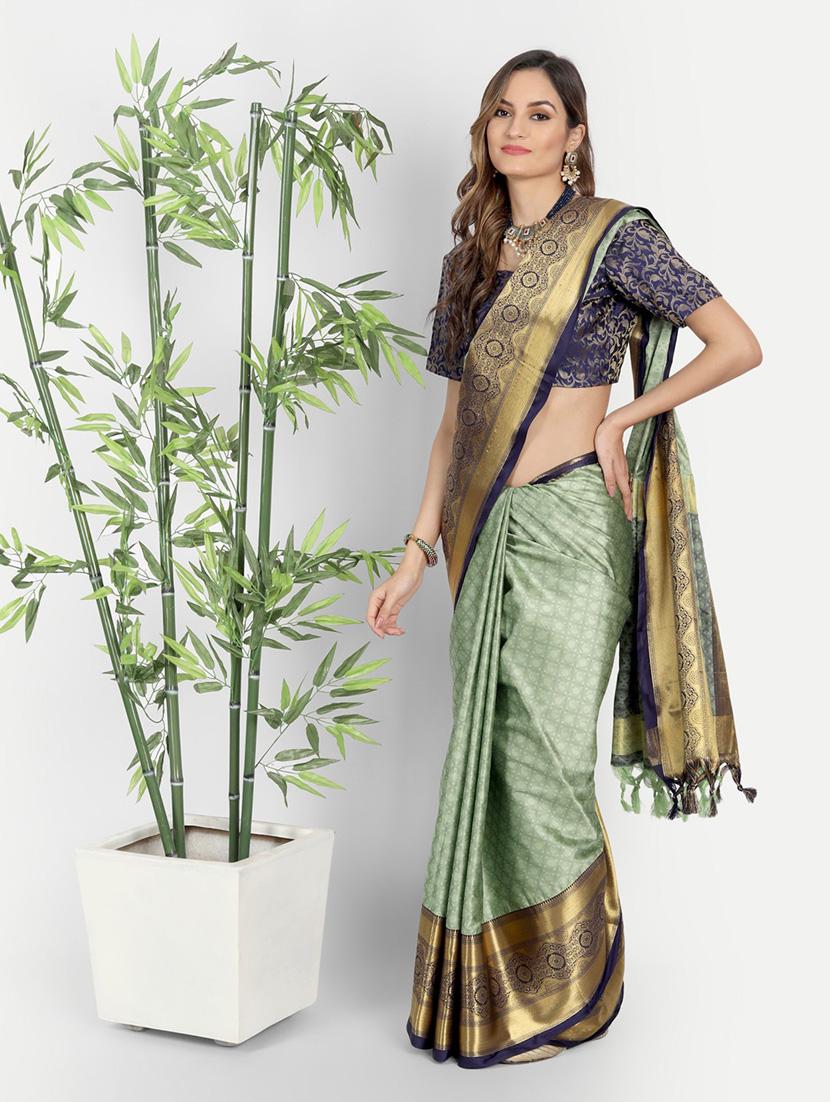 self design kovai saree with blouse - 19431803 - Standard Image - 1