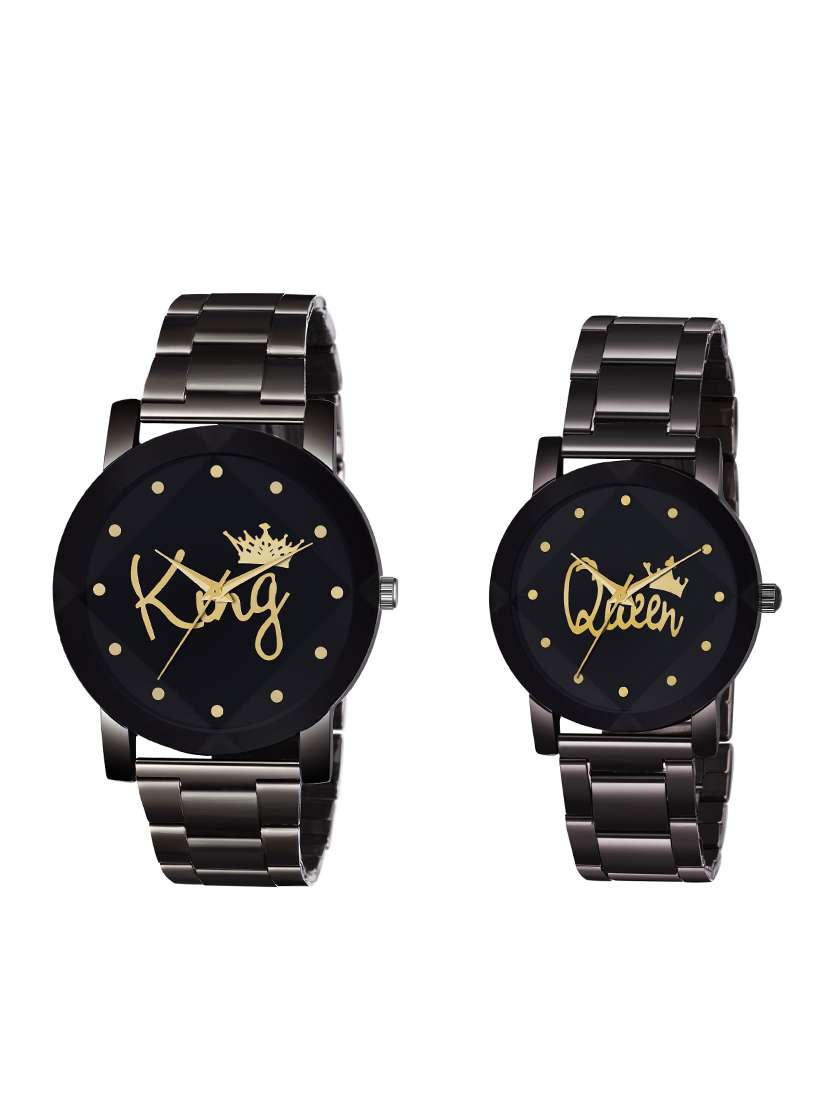 combo pack of stainless steel watch